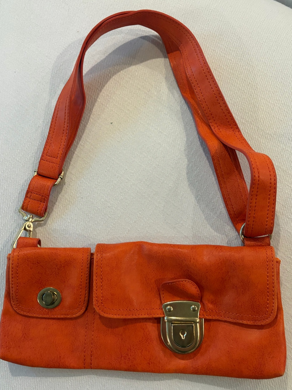 Orange Women’s Shoulder Bag - Stylish Everyday Carry